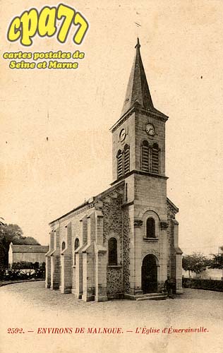 merainville - Environs de Malnoue - L'Eglise d'Emerainville
