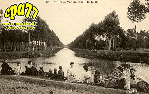 Esbly - Vue du Canal
