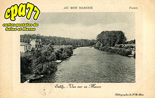 Esbly - Vue sur la Marne