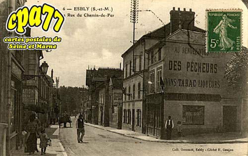 Esbly - La Rue du Chemin de Fer