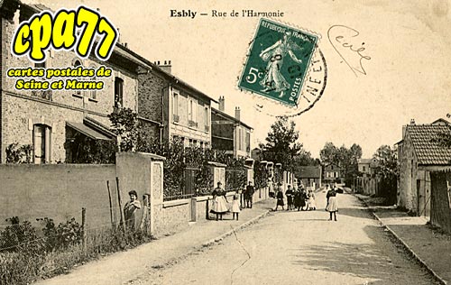Esbly - Rue de l'Harmonie (en l'tat)