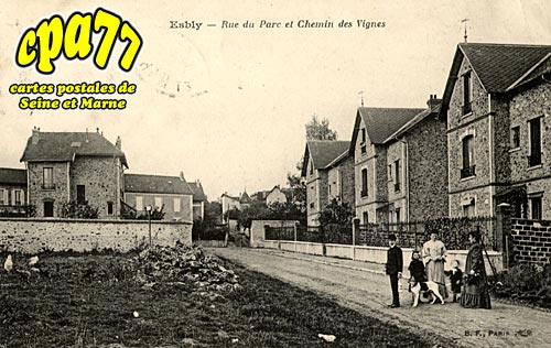 Esbly - Rue du Par cet Chemin des Vignes