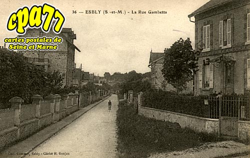 Esbly - La Rue Gambetta