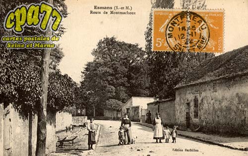 Esmans - Route de Montmachoux