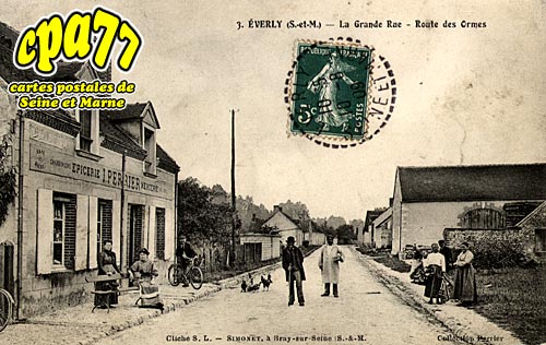 verly - La Grande Rue - Route des Ormes