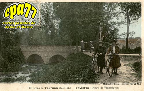 Favires - Environs de Tournan - Route de Villemigeon