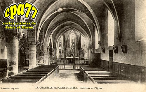 La Ferté Gaucher - La Chapelle-Véronge - Intérieur de l'Eglise