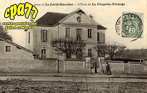 La Fert Gaucher - La Chapelle-Vronge - L'Ecole