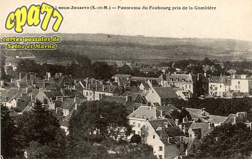 La Fert Sous Jouarre - Panorama du Faubourg pris de la Gombire