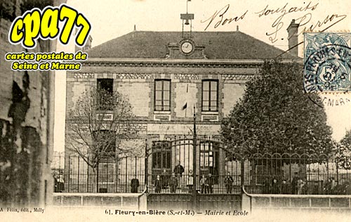 Fleury En Bire - Mairie et Ecole