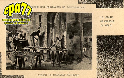 Fontainebleau - Ecole Amricaine des Beaux-Arts - Atelier La Montagne St-Hubert