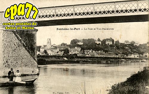Fontaine Le Port - Le Pont et vue d'ensemble