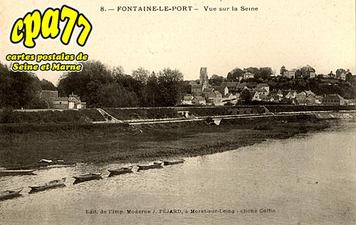 Fontaine Le Port - Vue sur la Seine