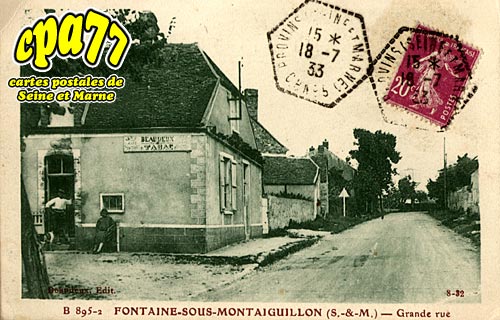 Fontaine Sous Montaiguillon - Grande-Rue