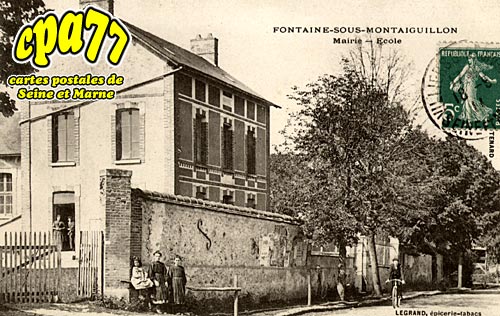 Fontaine Sous Montaiguillon - Mairie - Ecole