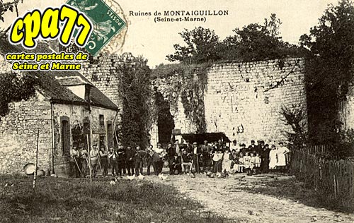 Fontaine Sous Montaiguillon - Ruines de Montaiguillon
