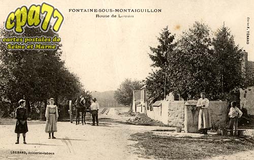 Fontaine Sous Montaiguillon - Route de Louan