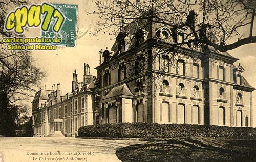 Fontenailles - Domaine de Bois-Boudran (S.-et-M.) - Le Château (côté Sud-Ouest)