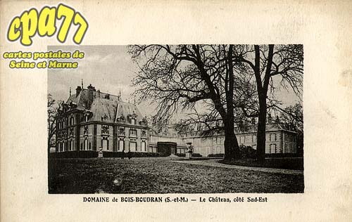 Fontenailles - Domaine de Bois-Boudran (S.-et-M.) - Le Château, côté Sud-Est