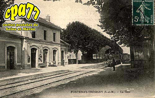 Fontenay Trsigny - La Gare