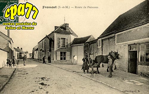 Fromont - Route de Puiseaux