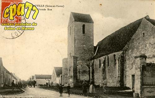 Garentreville - Eglise et Grande Rue