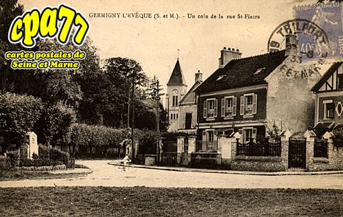 Germigny L'vque - Un coin de la rue de St-Fiacre