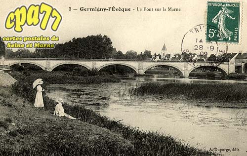 Germigny L'vque - Le Pont sur la Marne