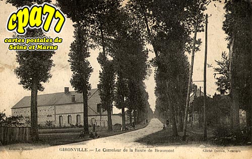 Gironville - Le Carrefour de la Route de Beaumont