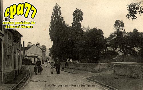 Gouvernes - Rue du Bas-Villiers