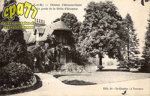 Gretz Armainvilliers - Chteau D'Armainvilliers  - Pavillon du Garde de la Grille d'Honeur