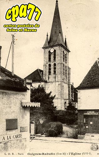 Guignes Rabutin - L'Eglise (XVIe s)