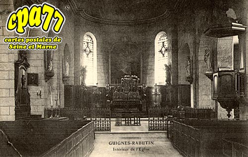Guignes Rabutin - Intérieur de l'Eglise