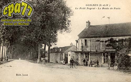 Guignes Rabutin - Le Petit Nogent - La Route de Paris