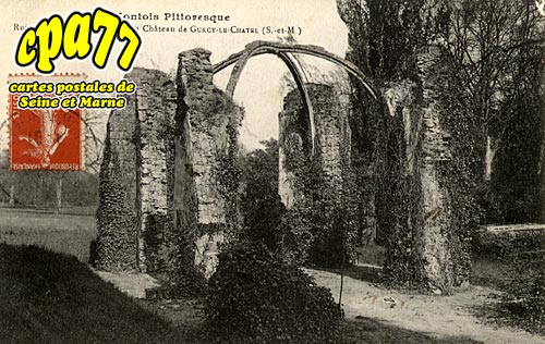 Gurcy Le Chtel - Ruines de l'ancienne Eglise du Chteau