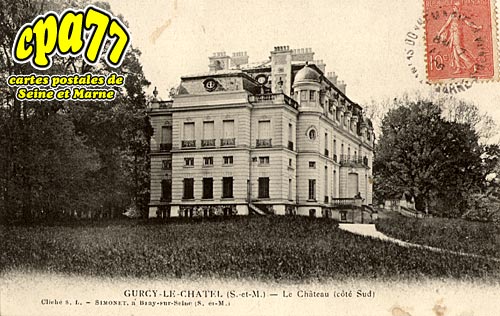 Gurcy Le Chtel - Le Chteau (ct sud)