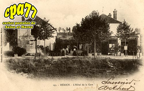 Héricy - L'Hôtel de la Gare