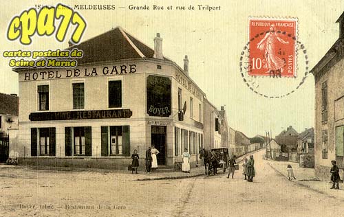 Isles Ls Meldeuses - Grande Rue et rue de Trilport