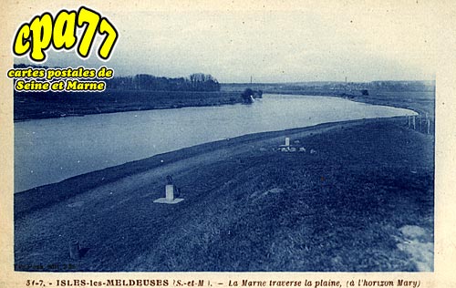 Isles Ls Meldeuses - La Marne traverse la plaine
