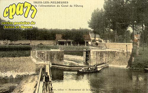 Isles Ls Meldeuses - Prise d'eau de l'alimentation du Canal de l'Ourcq