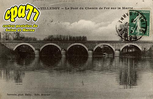 Isles Ls Villenoy - Le Pont du Chemin de Fer sur la Marne