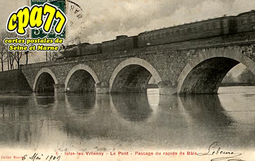 Isles Ls Villenoy - Le Pont - Passage du rapide de Ble
