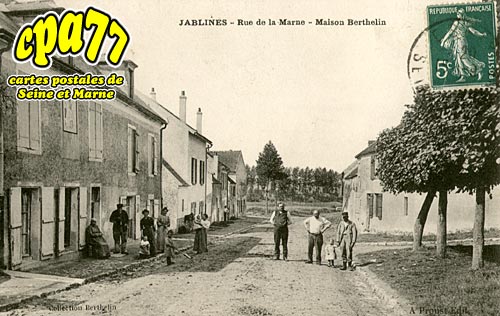 Jablines - Rue de la Marne - Maison Berthelin