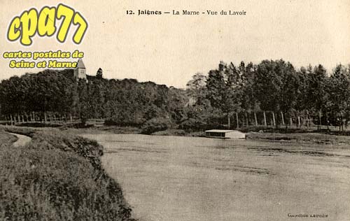 Jaignes - La Marne - Vue du Lavoir