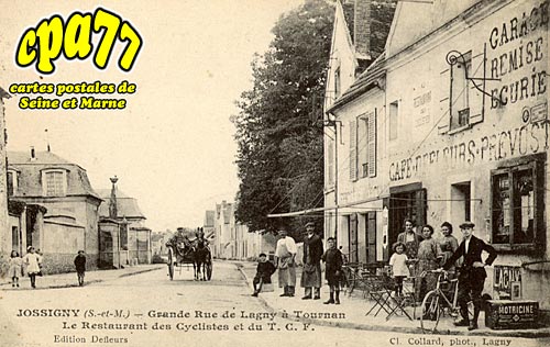 Jossigny - Grande de Lagny  Tournan - Le Restaurant des Cyclistes et du T.C.F.
