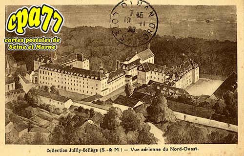 Juilly - Collge - Vue arienne du Nord-Ouest