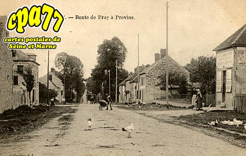 Jutigny - Route de Bray  Provins