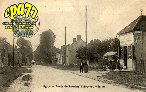 Jutigny - Route de Provins  Bray-sur-Seine