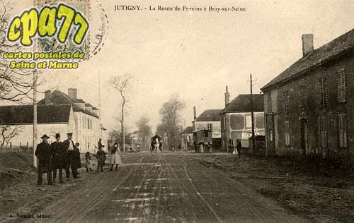 Jutigny - La Route de Provins  Bray-sur-Seine