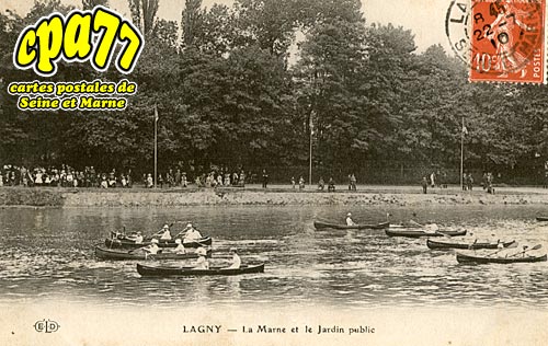 Lagny Sur Marne - La Marne et le Jardin public